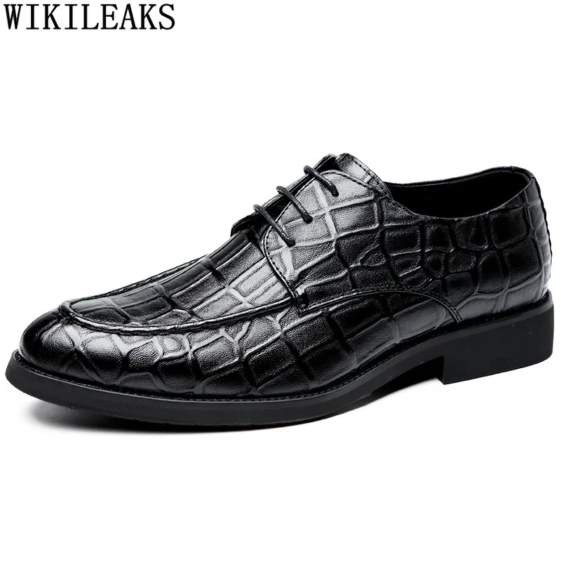

Oxford Shoes for Men Business Suit Men Dress Shoes Leather Brown Dress Formal Shoes Men Office 2024 Wedding Dress Zapatos Hombre