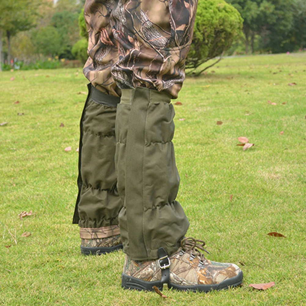 Leggings tactiques de chasse, une paire, imperméables, pour l'entraînement en montagne et le Camping, manches neige, anti-moustiques