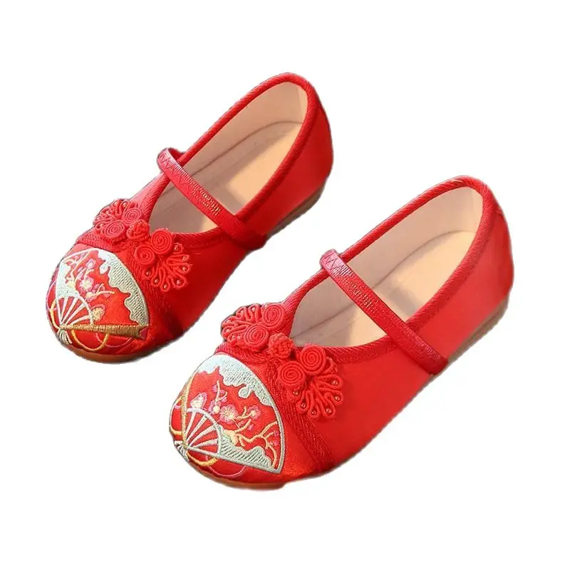 

Girls Baby Kids Cute Shoes Daughter Light Soft Non-slip Fashion Dress Party Casual Canvas Flats Children