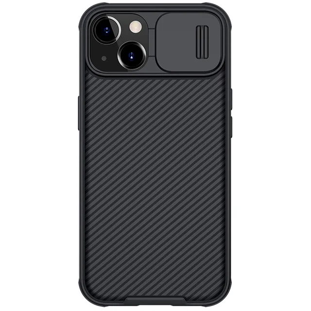 For iPhone 13 13 Pro Max Case Nillkin CamShield Pro Anti-fall Slide Lens Protection Cases For iPhone 13 mini Camera Back Cover Black