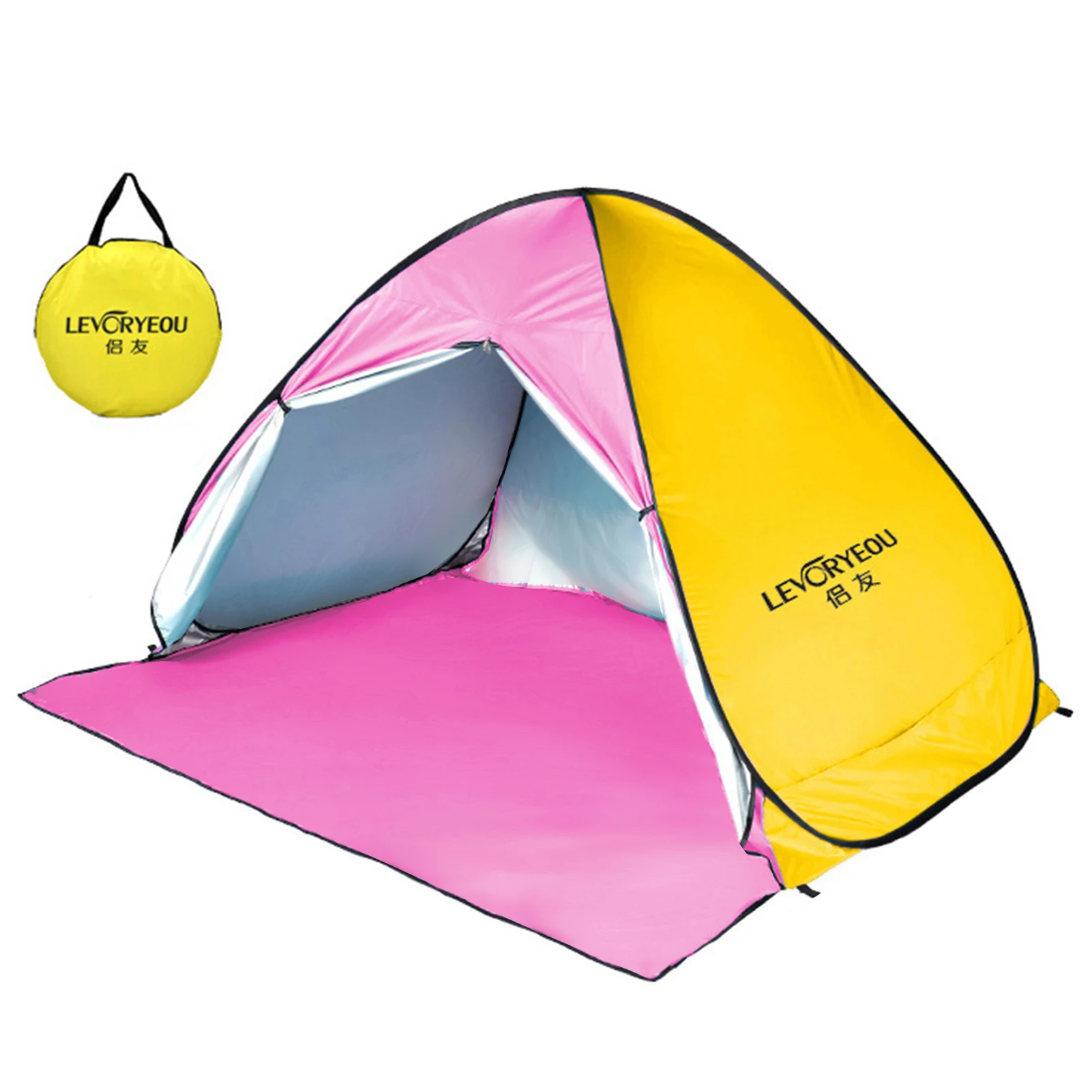 Outdoor Camping Tent Pop-up Fun-Play Tent Automatic Instant UV Protection Sun Shade Awning for Camping Beach Backyard camping tent