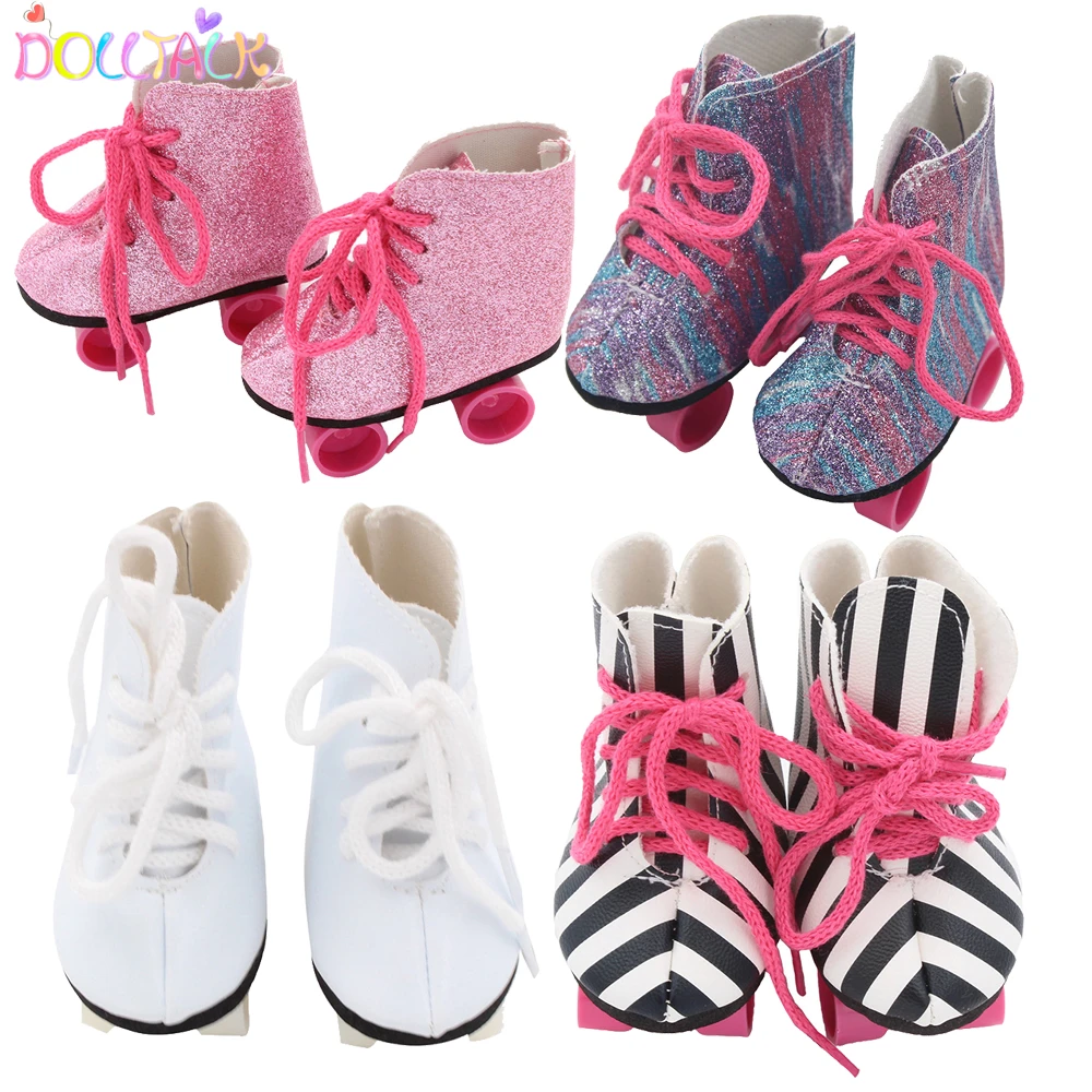 Nuevo Estilo Rosa Blanco Muneca Hecha A Mano Zapatos De Skate Zapatos Ajuste 43cm Bebe Munecas Muneca De 18 Pulgadas Zapatos De Los Ninos Mejor Regalo De Cumpleanos Munecas Aliexpress