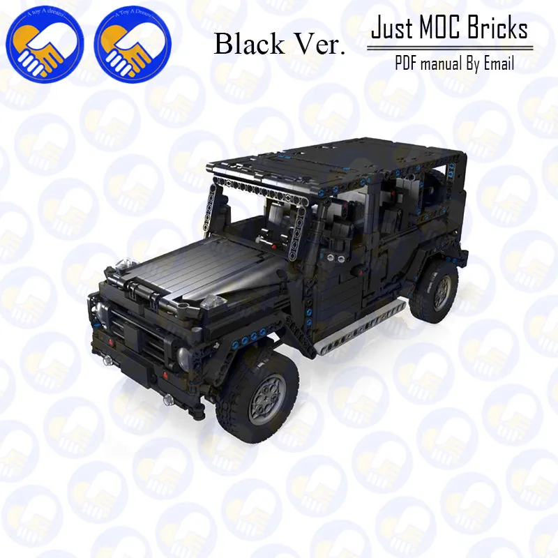 Новинка Technic G500 AWD Wagon SUV транспортное средство строительный блок Technic MOC 2425 двигатели функция питания DIY Кирпичи игрушки для детей - Цвет: G500-Parts Set