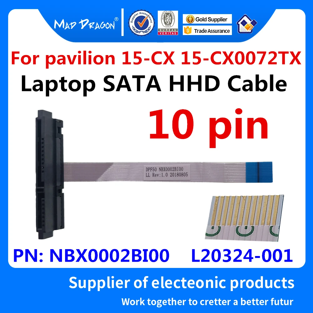 Новый оригинальный кабель для ноутбука HHD жесткого диска HP 15 CX CX0072TX CX0075TX CX0071TX