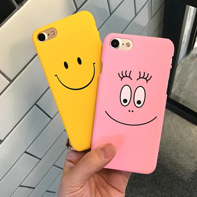 Простой чехол для телефона со смайликом iPhone X XS XR XSmax 8 7 6 6S PluS 5 5S 5SE полуупаковка
