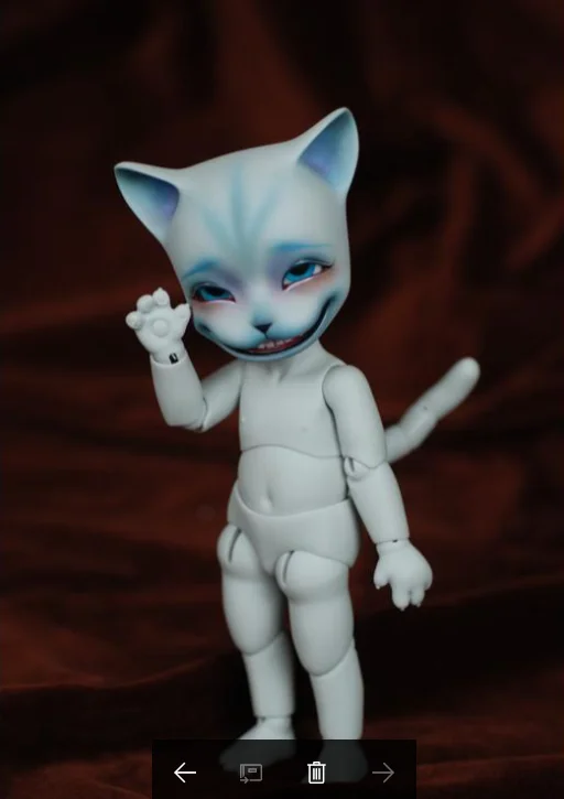 BJD SD кукла 1/6 улыбающийся Кот подарок на день рождения высокое качество шарнирные перчаточные куклы подарок Долли модель Обнаженная коллекция