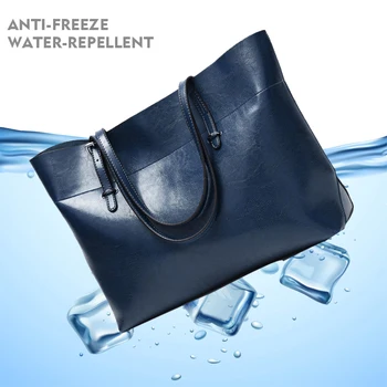 

Bags For Woman 2020 Retro Oil Wax Leather Woman Tote Luxury Lady Hand Bags Women Anti-Freeze messenger bag Big Sac Bols