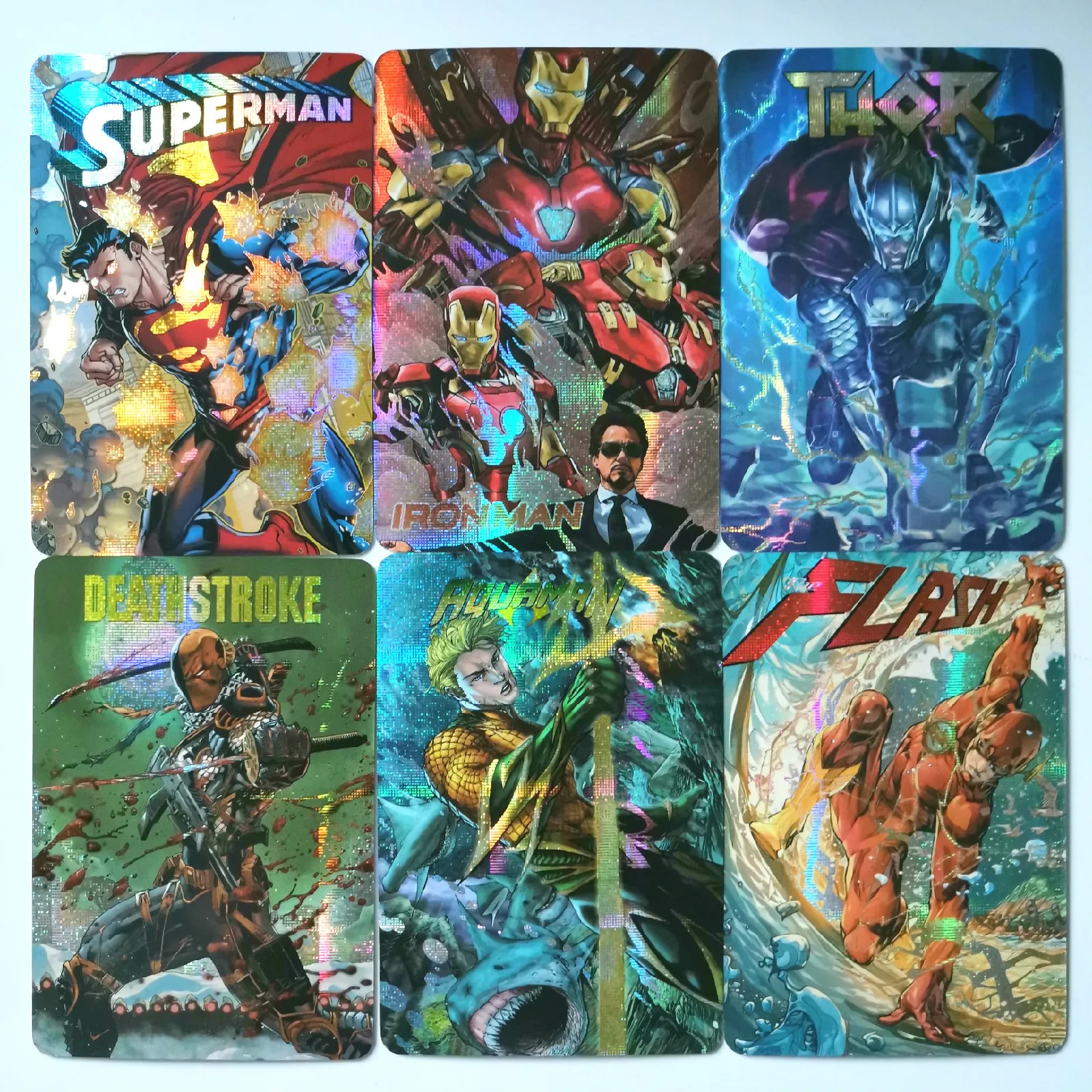 18-20 шт./компл. супергерой Marvel игрушки постоянный ток хобби Коллекционные вещи игра Коллекция аниме-открытки