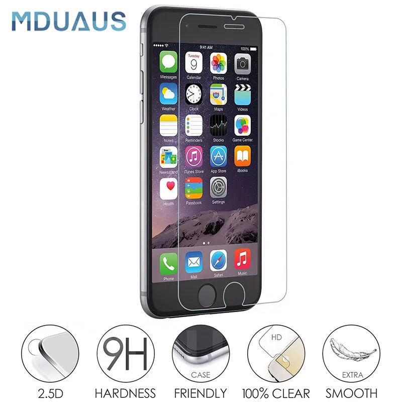 

9H HD Tempered Glass For iPhone X XS 11 Pro Max XR 7 8 Screen Protector 5S Protective Glass on iPhone 7 8 6s Plus X 11 Pro Glass