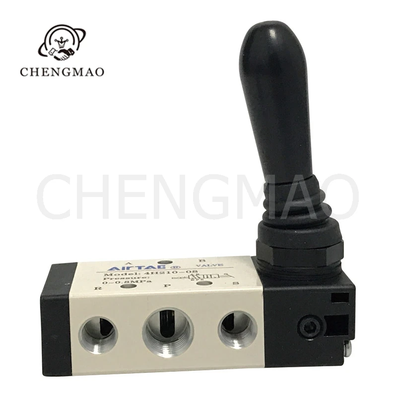 

4H210 1/4" 2 Position 5 Port 5/2 Fotex Way Hand Lever Operated Control Valve Air Manual Valve Pneumatic