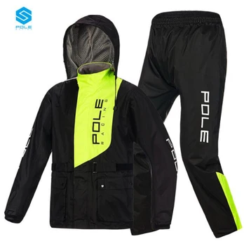 

Motorcycle Rain Waterproof Suit Raincoat+Rain Pants Poncho Motorcycle Rain Jacket Motorbike Riding Rain Coat Motorcycle