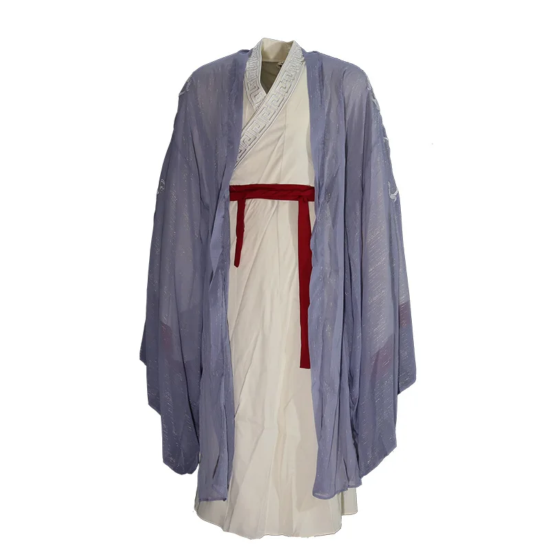 Древний Hanfu одежда Для женщин Классическая платье для танцев производительность Костюмы этап Длинные рукава Для мужчин Вышивка костюмы Tang DNV12457