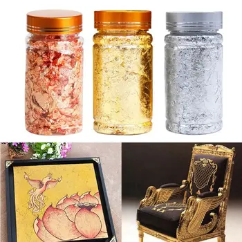 

10g Gold Silver Foil Decorative Paper Resin Mold Fillings Resin Jewelry Making