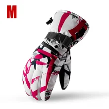 Водонепроницаемые зимние теплые перчатки, мужские лыжные перчатки, перчатки для сноуборда, мотоциклетные перчатки для езды, зимние перчатки с сенсорным экраном