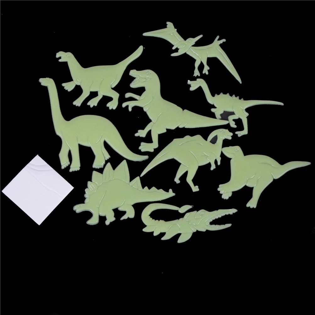 Luminous Wall Stickers Glow In The Dark Dinosaurs/Butterfly/Moon/Universe/Dolphin/Musical Notes Toys Stickers Ceiling Decal Baby Kid Room