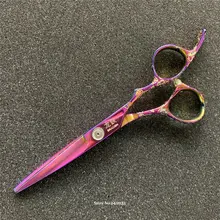 Япония Горячая "H-S" Профессиональные Парикмахерские ножницы для стрижки волос 5," 440C высокое качество Парикмахерская ножницы H-02