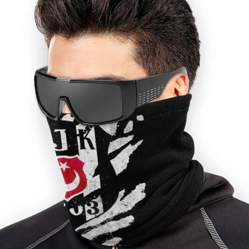 mens dress scarf Besiktas 1903 Bjk Turkey Football Club Fans 3d Bandana Face Neck Warmer Soft Fleece Mask Sport Scarf Besiktas 1903 Bjk Turkey hair scarf for men