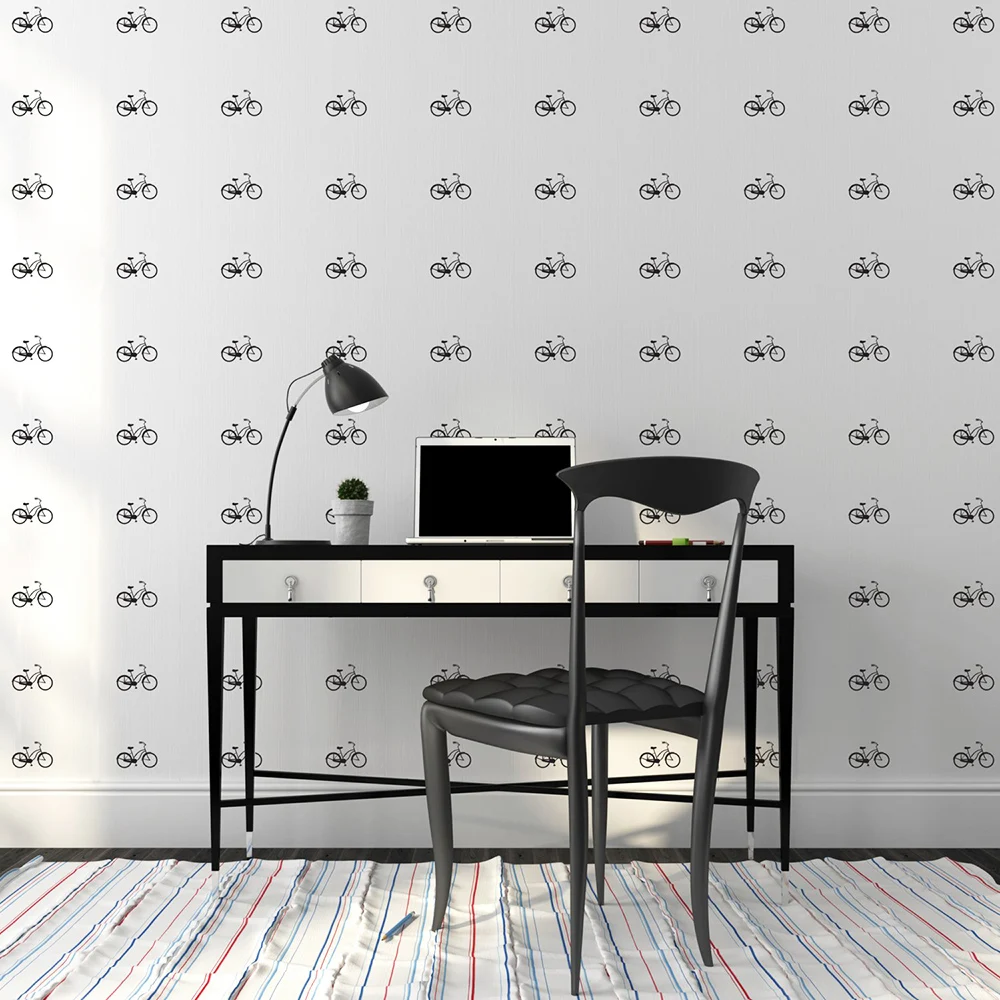 12 шт. домашний декор для велосипеда современный виниловый настенный стикер