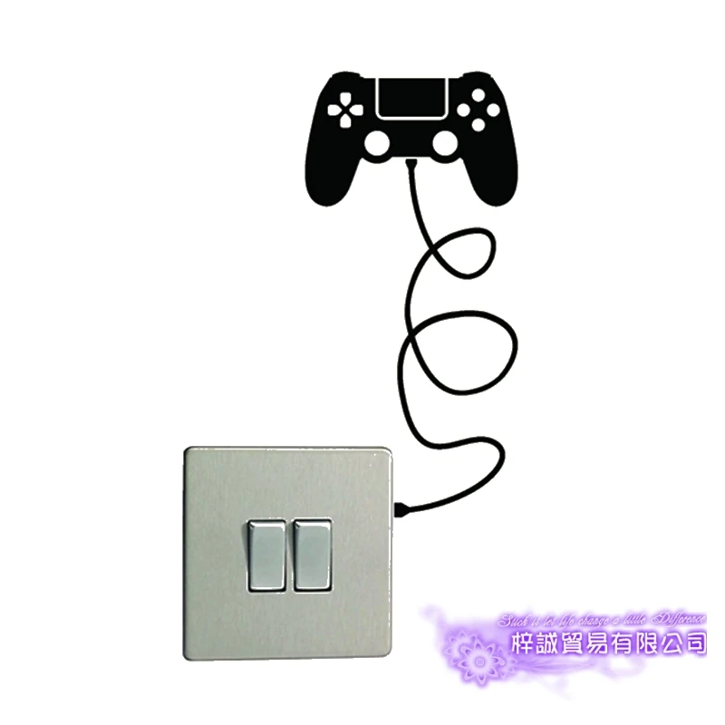Game Switch Panel Sticker Gamepad Decal Posters Vinyl Wall Decals Parede Decor Mural | Дом и сад