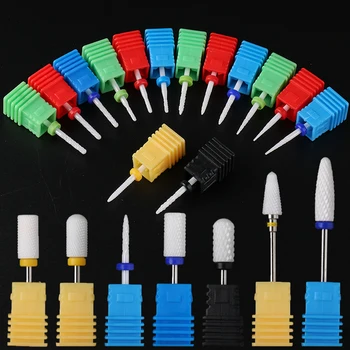 

1pcs Nail Drill Bits Ceramic Milling Cutter For Manicure Small Ball Rotary Electric Manicure Machine Accessories Tool LYXTC01-22