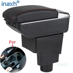 Para ford ecosport caixa de apoio de braço retrofit peças caixa de armazenamento interior braço simples instalação carro braços cccessories 2013 2017