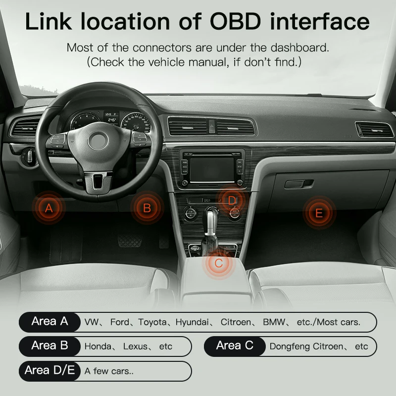 Ferramenta de Diagnóstico do Carro para Ios Kuulaa Scanner Bluetooth 4.0 Obd 2 Android pc Elm 327 Leitor Obdii Elm327 V1.5 Obd2 - Image 4