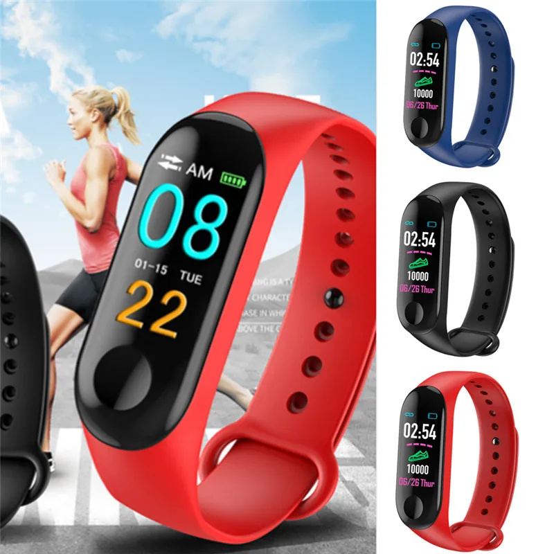 

Hot Stocking Waterproof Smart Watch Wristbands Tracker Fitness Sport Activity Fit bit iOS & Android
