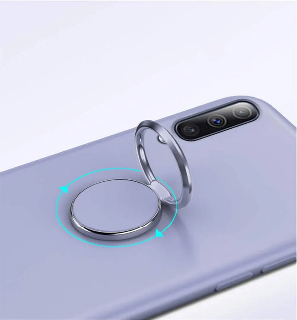 Для samsung Galaxy A50 кейс держатель для колец Броня раскладной; Мягкий ТПУ чехол на samsung Galaxy A50 A 50 чехол силиконовый чехол бампер