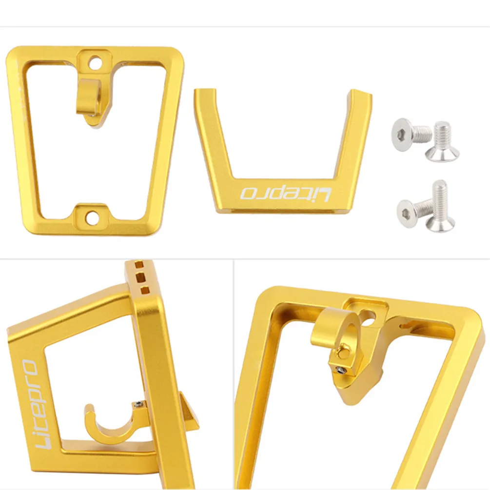 Litepro Pig Nose Front Shelf Mount Carrier Pannier Bicycle Block Bracket Bag Racks For Brompton Folding Bike
