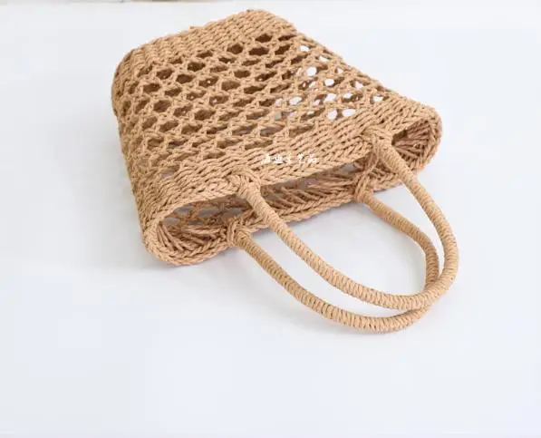 

Fashion storage bag shopping bag Hand-made straw weaving hand the bill of lading shoulder beach bag package holiday Beach Bag