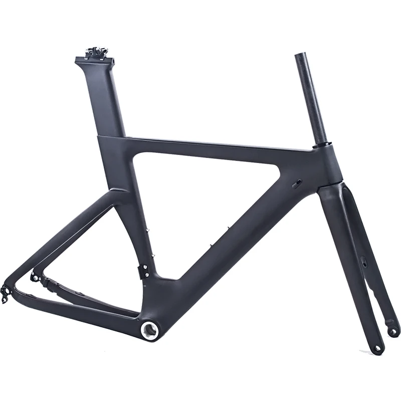 Через ось 12 мм углеродный шоссейный велосипед рама с плоским монтируемый
