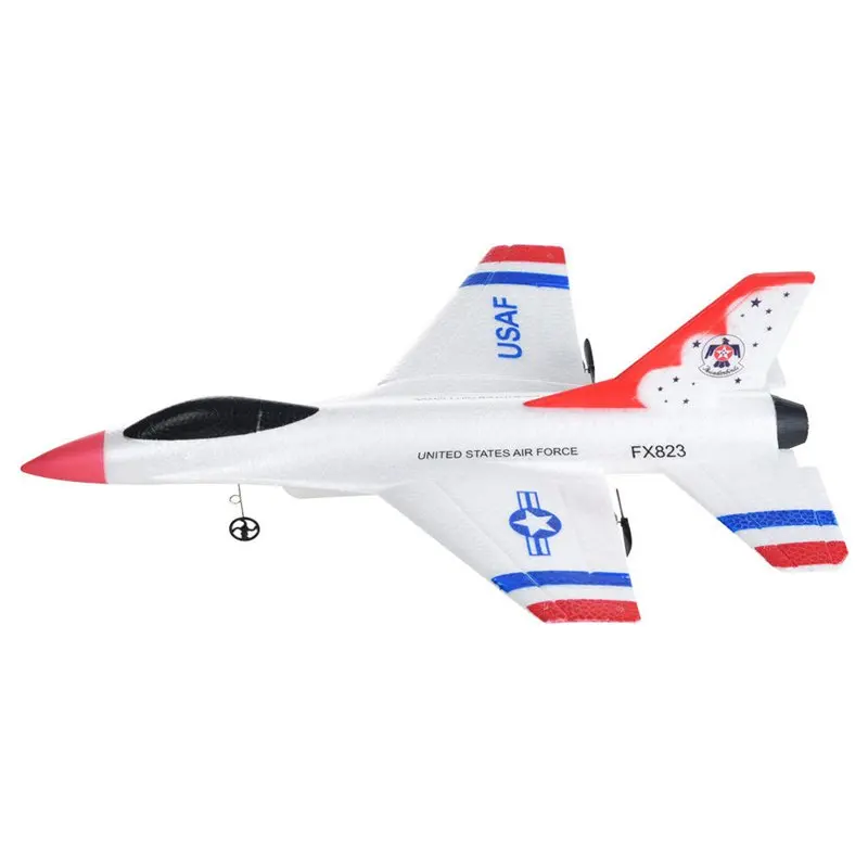 FX-823 2,4G 2CH RC самолет планер дистанционное управление самолетом на открытом воздухе летающий самолет