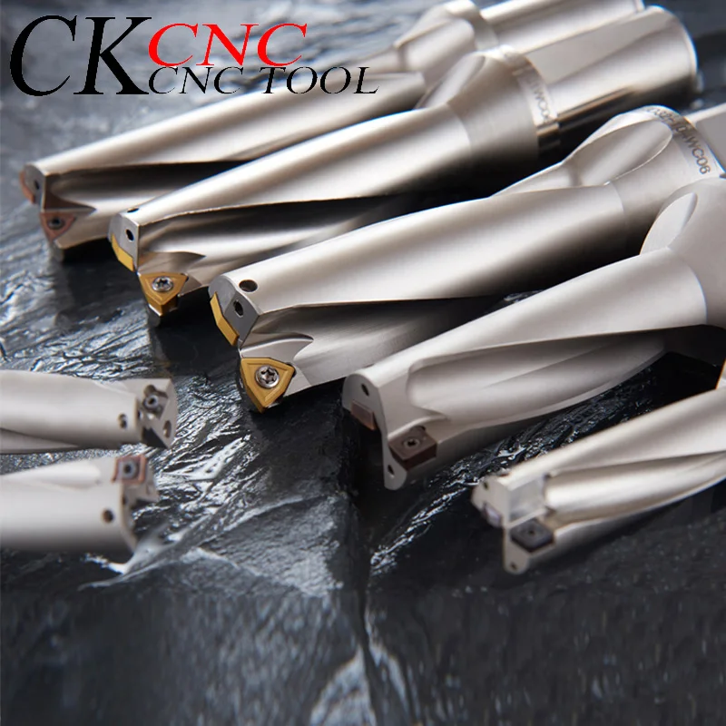 

1P High precision WC 14 15 16 17 18 19 20 21 22 23 24 25 26 27 28 mm CNC indexable U drill 3D WC indexable insert drill Drills