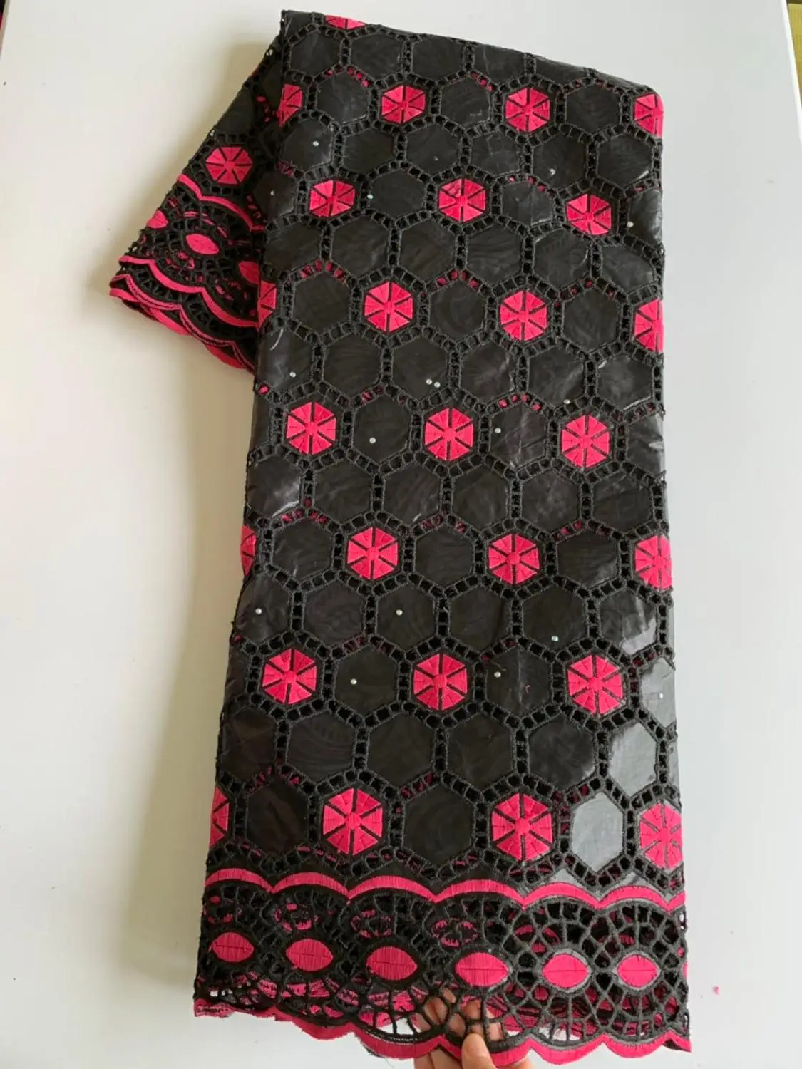 Latest Black African Bazin lace fabrics Fashion Embroidery with stone 2020 Nigerian bazin for Wedding Dress | Дом и сад