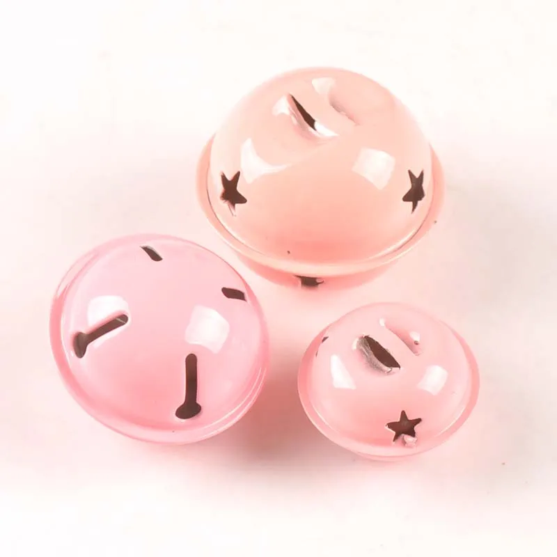hollowed Iron Loose metal Beads Jingle Bells Christmas Decoration Pendants DIY material Crafts Christmas Bells cp2678