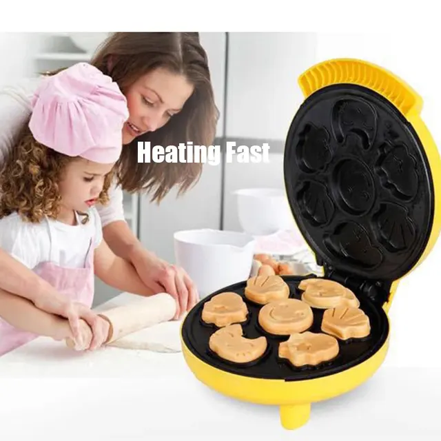 Electric Mini Cup Cake Waffle Maker 12 Cakes Mini Cupcake Maker Machine  Electric Walnut Cake Maker Baking Breakfast Pan Oven - AliExpress