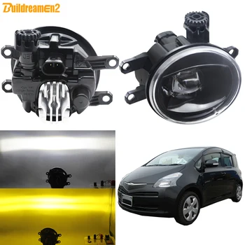 

Fog Light Assembly 30W 8000LM Car Front Bumper LED Fog Lamp DRL Daytime Running Light 12V For Toyota Ractis MPV 2007 2008 2009