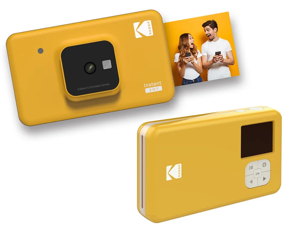 KODAK Mini Shot 2 в 1 беспроводная моментальная цифровая камера Social медиа портативный фотопринтер ЖК-дисплей цветной принт