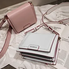 Новая сумка из искусственной кожи, маленькая розовая сумка через плечо для женщин, дизайнерские сумки через плечо, женские сумки-мессенджеры, женская сумка#35