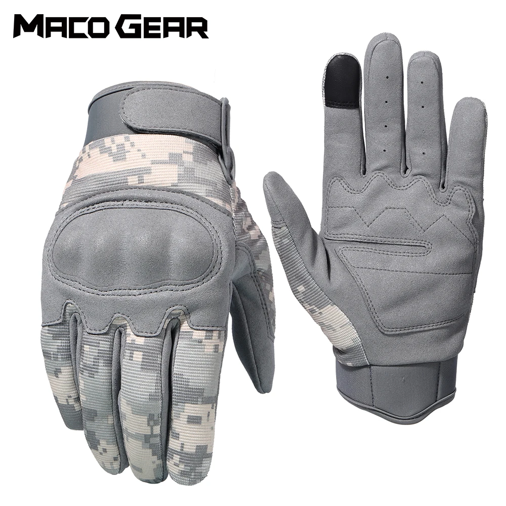 Перчатки MACOGEAR тактические мужские Военные боевые митенки с твердыми костяшками