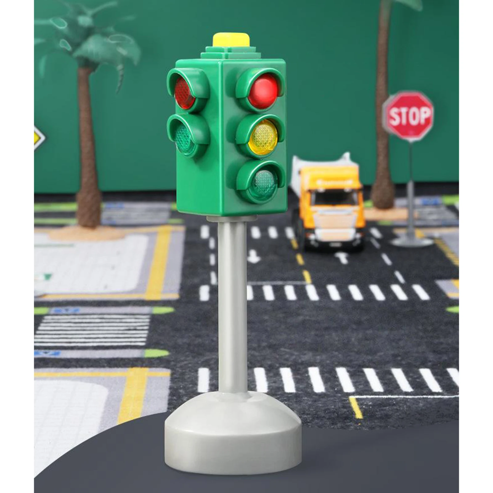 Details about   Simualtion Traffic Light Crosswalk Safety Signs Educational Birthdays Toy 
