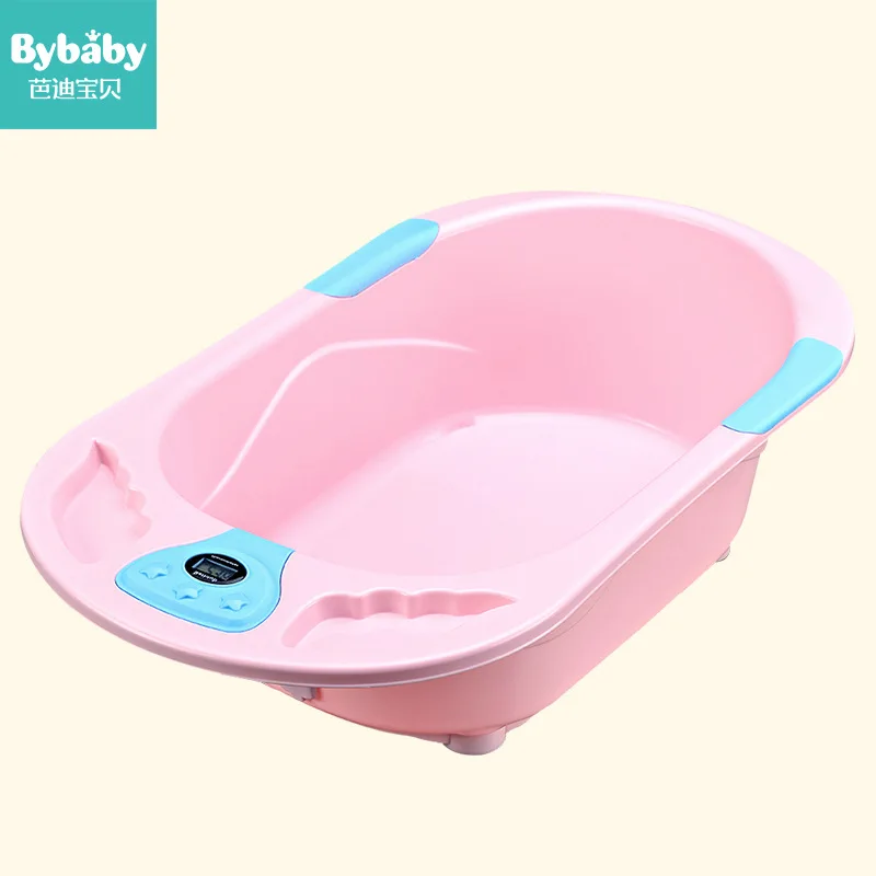 

Baby Children Large Size Tub Electronic with Numbers Automatic Temperature Thick Infant Bathtub