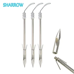 6/12Pcs Archery Fishing Darts Slingshot Arrowheads Catapult Steel Points Arrows for Bow Outdoor Hunting Shooting Accessories