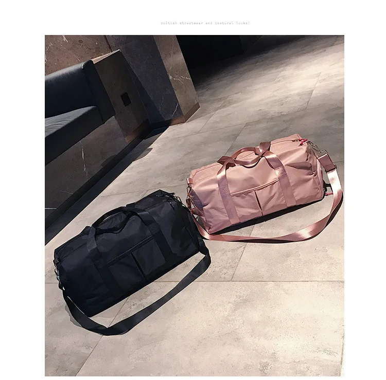 Lv xing бао дай могут быть установлены бар Портативный вещевой мешок Фитнес большой Ёмкость легкие короткие туда и обратно через плечо Для мужчин и Для женщин складной