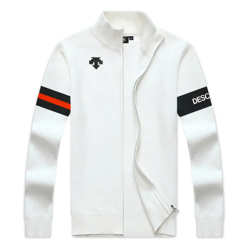 C Мужская одежда для гольфа мужской свитер куртка дышащая одежда для гольфа - Цвет: Белый