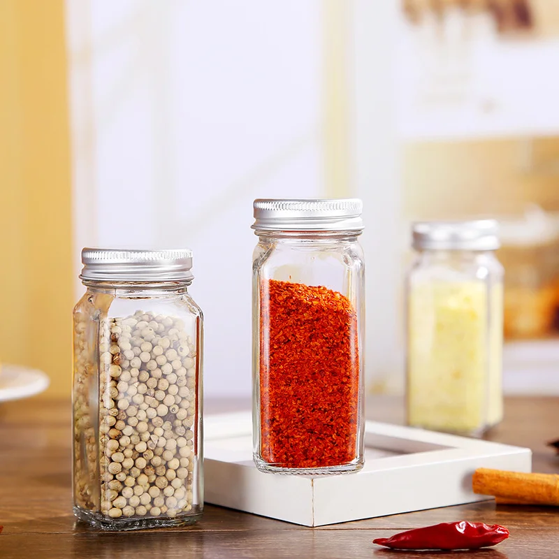 12/24pcs Seasoning Box Salt And Pepper Glass Spice Jars Set Lid Pot Condiment Seasoning Bottle Shakers Kitchen Storage Supplies 12/24pcs Seasoning Box Salt And Pepper Glass Spice Jars Set Lid Pot Condiment Seasoning Bottle Shakers Kitchen Storage Supplies