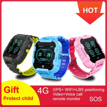 

696 DF39Z Kids Smart Watch 4G GPS Smartwatch Wifi Tracker Touch Screen SOS SIM Phone Call Waterproof Children Camera Watch DF39
