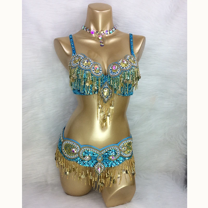 Girl Dance Costume Sexy Belly Dance Costume Bar Party Nightclub Ladies Stage Show Wear