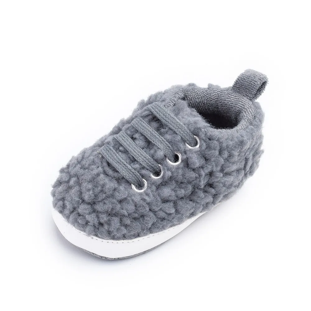 Winter Baby Shoes Newborn Infant Boys Girls Toddler Shoes Soft First Walkers Warm Fleece Moccasins