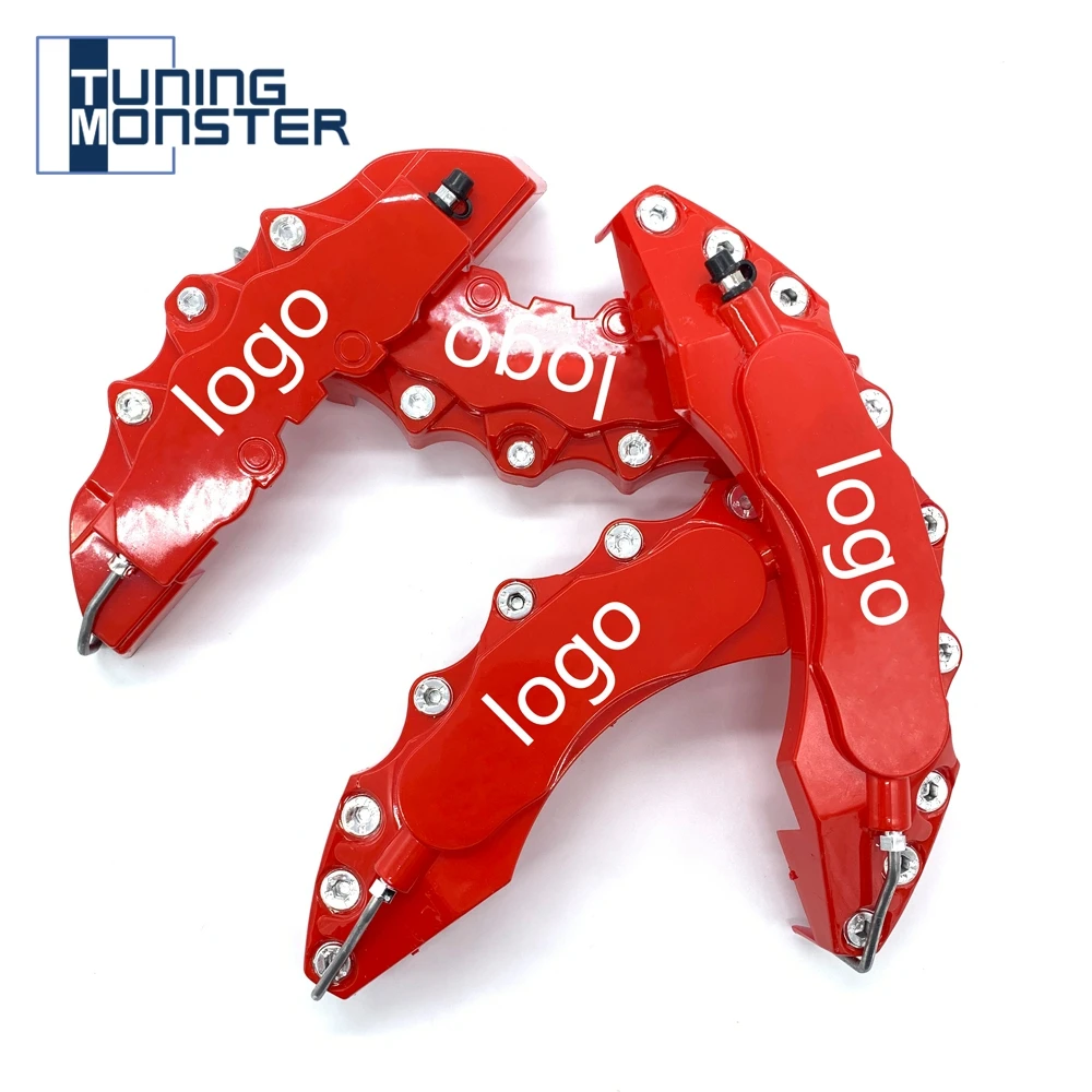 Тюнинг Монстр 4 шт. автомобильный дисковый тормозной суппорт крышка с 3D слово